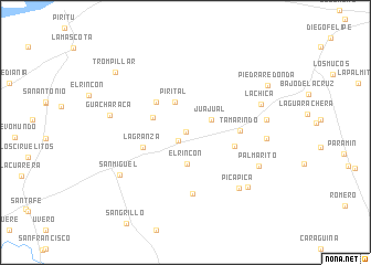 map of Laguna Chimis